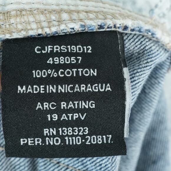 Cody James FR Jeans Mens 36x30 Blue Millikin Slim Straight Leg Work Wear Western - Picture 8 of 15